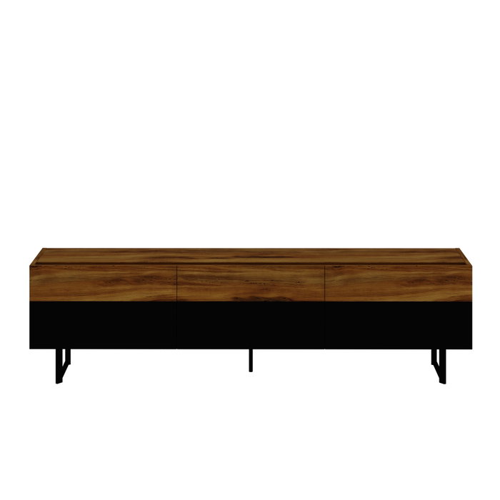 Hanah Home Soporte para TV Negro y Roble Hanah Home Soporte para TV Negro y Roble